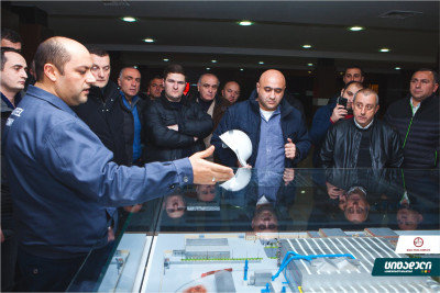 Metallic factory information tour in Baku