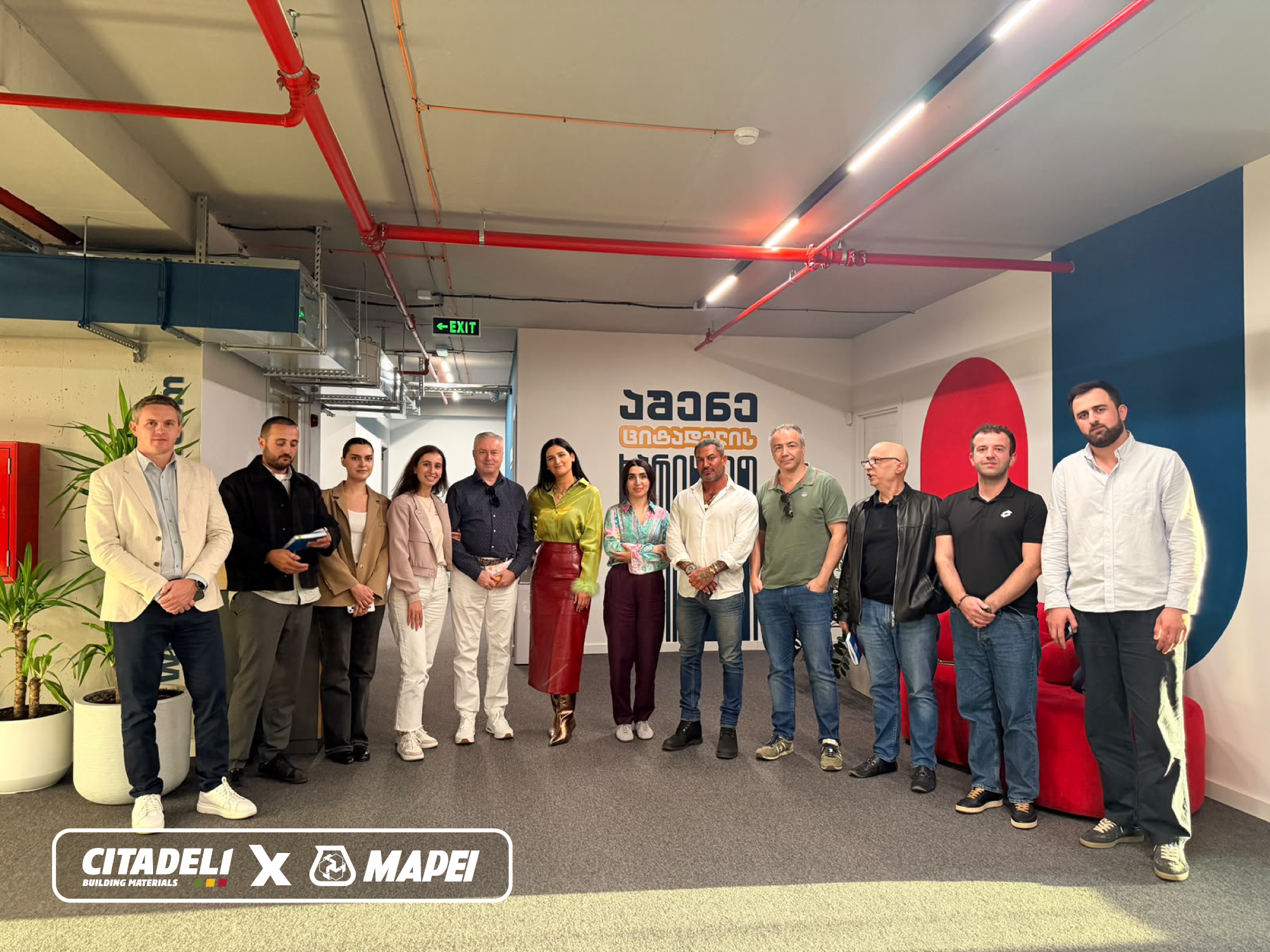ციტადელისა და MAPEI GROUP-ის წარმომადგენლების მორიგი სამუშაო შეხვედრა