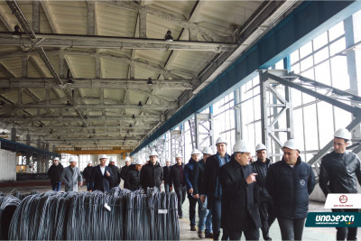 Metallic factory information tour in Baku