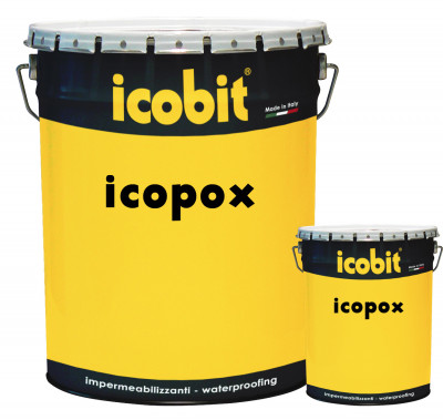 ICOPOX  4 - 20 Kg (A+B) - პოლიურეთანის ორკომპონენტიანი,ფერადი, თვითსწორებადი საფარი.