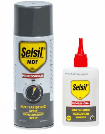 Selsil-MDF KIT წებო 400მლ+100გრ