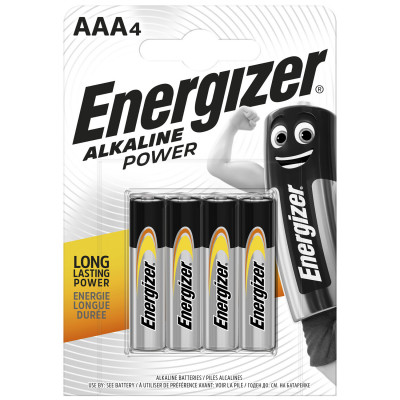 ელემენტი  Energizer Alkaline Power AAA LR03-FSB4 (E300132600)