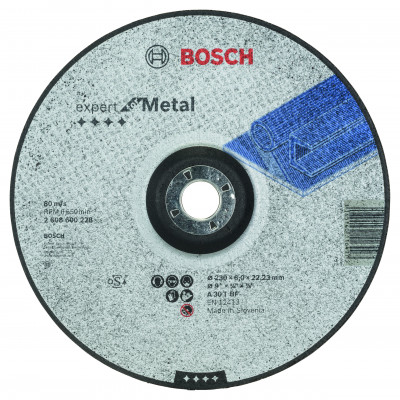 Grinding disc Expert for Metal  230 x 6 mm, depressed
