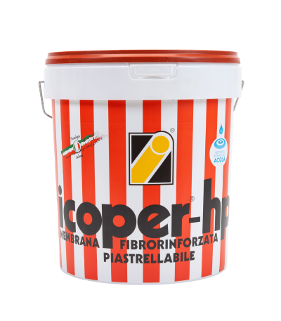 თხევადი ფიბრირებული მემბრანა (ნაცრისფერი)-ICOPER HP 20KG  GRIGIO