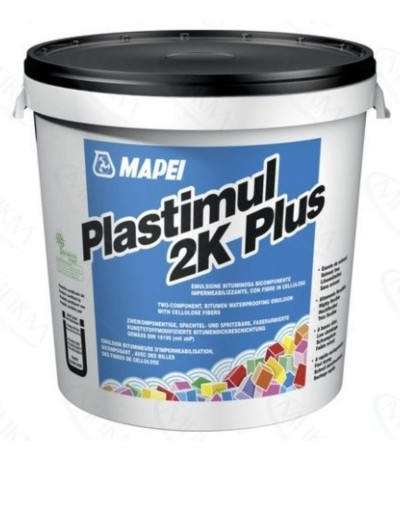 Plastimul 2K Plus - წასასმელი ჰიდროსაიზოლაციო ხსნარი საძირკვლისთვის 30კგ