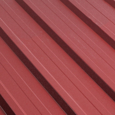 პროფილირებული ფერადი თუნუქის სახურავი 0.45x1140 WRINKLE RAL3005
