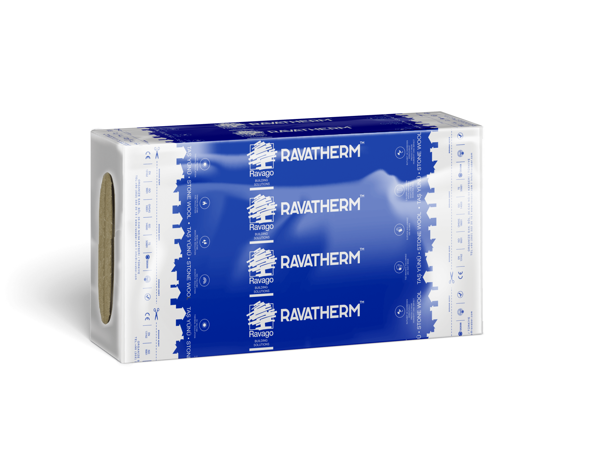 Stone wool - Ravatherm 110 kg/m3 50x600x1200 mm (2.88 m2)