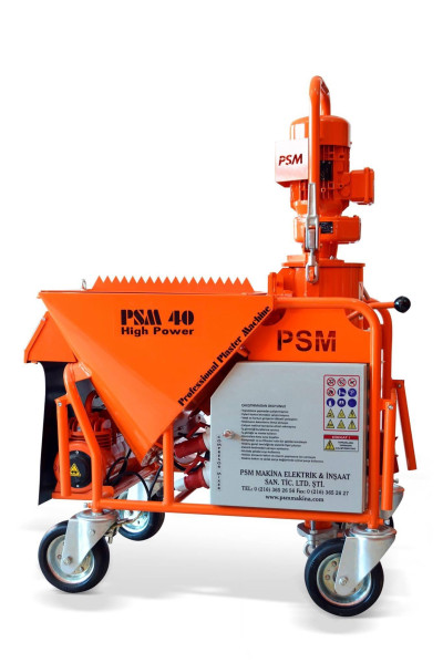 PSM 40 Plastering machine - სამანქანე ბათქაშის დანადგარი