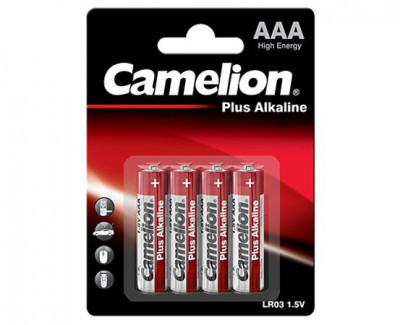 ელემენტი Camelion Plus Alkaline AAA LR03-BP4