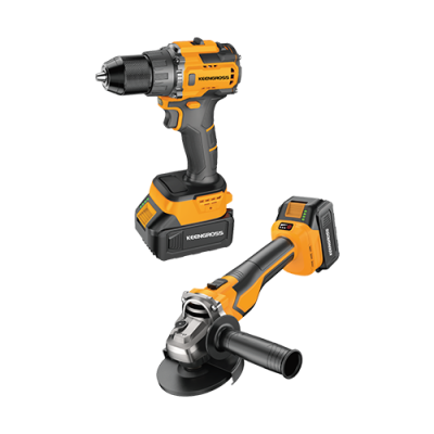 Keengross KG-84164B 20V სახრახნისი დარტყმით + კუთხსახეხი