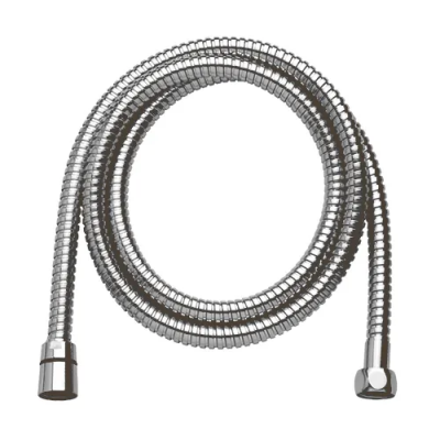 KETTLER-78938 Rubber shower hose - chrome-plated, non-smooth chrome-plated, 1500/2000 mm ВР