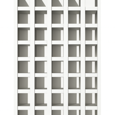 ლითონის შეკიდული ჭერი უჯრა :100*100 (600*600მმ)