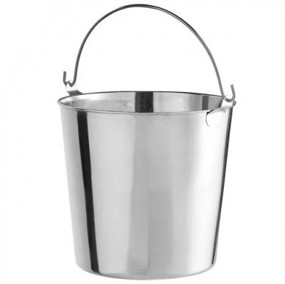 Lux Garden-Bucket, engraved 10L INOX-FG