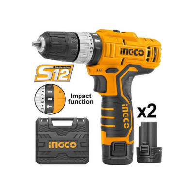 Electric screwdriver with hammer 12V (CIDLI1232)