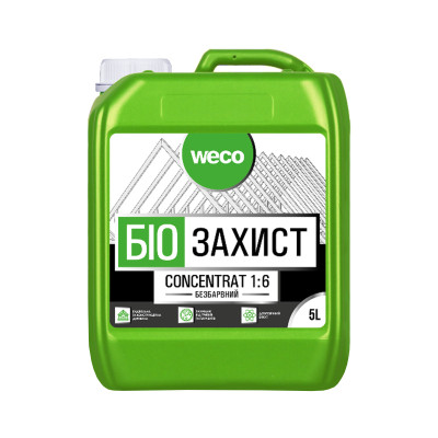 Antiseptic concentrate 1:6 Weco 5 L colorless