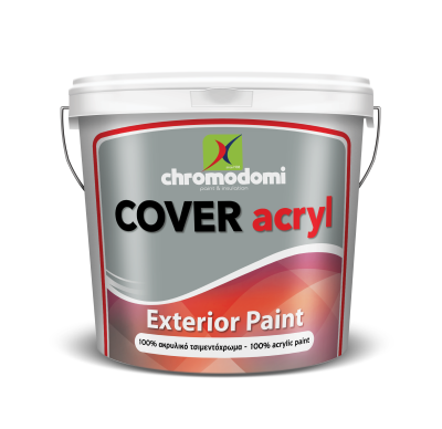 აკრილის საღებავი ფასადისთვის COVER-ACRYL (ΒΑSE D) 16LT