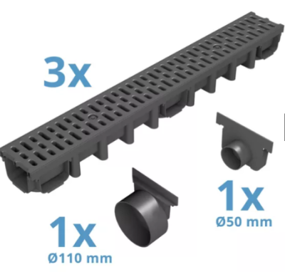 SELFline  ჩამკეტი ჩაკეტილი პლასტმასის არხისთვის PP (პოლიპროპილენი) (Hydrotech)