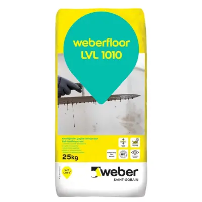 Самовыравнивающийся пол weber floor lvl 1010 25 КГ