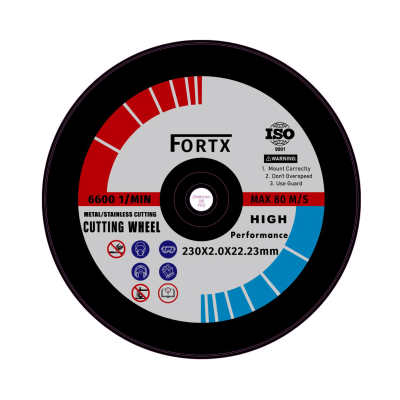 FORTX metal cutting disc 230x2.0x22.2 mm